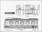 Main reading room, no. 313: west elevation