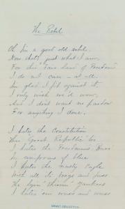 Autograph verses and photographs of Southern poets of the Civil War