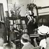 Hamilton Grange Branch. Jane White at microphone, 1962