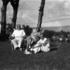 Joel and Gertrude Sayre with friend in Bermuda