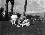 Joel and Gertrude Sayre with friend in Bermuda