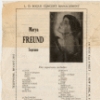 Advertisement: Marya Freund, soprano