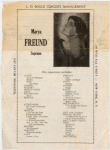 Advertisement: Marya Freund, soprano