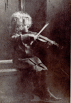 Henry Cowell with violin