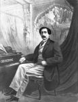 Gottschalk at Chickering piano