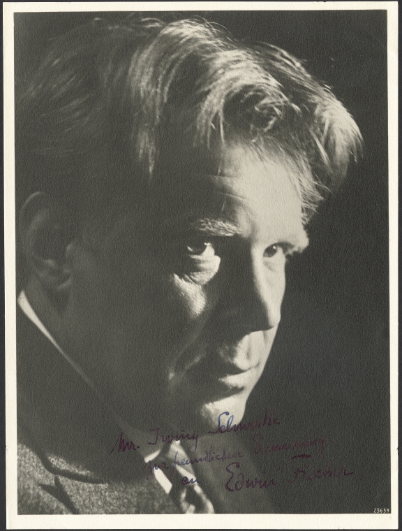 Edwin Fischer - NYPL Digital Collections