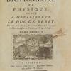 Dictionnaire de physique