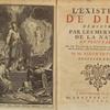 L'existence de Dieu, ... 