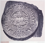Calendrier Aztec, à Mexico