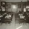 Girls' sewing class