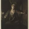Girl with candle