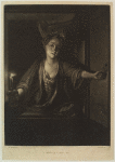 Girl with candle