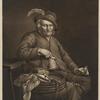 Three-quarter length man holding pipe