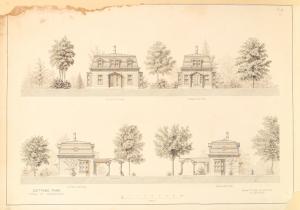 American garden architecture, designed and executed by J. Weidenmann