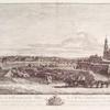 Perspective de la ville neuve, et du Palais de S.M. dit d'holland es des environs de la campagne de Losehúwitz, avec une partie de la Roïate Eglise Catolique, et des bastions de la ville de Dresde, prise del prairie Toignant au Eeuries Roïales et à L'oranerie. Ce tableu fait par ordre de sa majeste Le Roy de Pologne et Elec: de Sax. & & &.