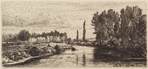 La Seine a Chatou.