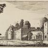 Landscapes and ruins or Ruins with a ditch at the left.