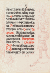 Page with text surrounded by a border of plant and animal forms and a human figure