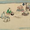 Seated figures
