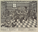 Scene inside a tavern