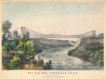 The rail road suspension bridge