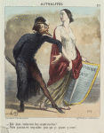 Belle Dame, voulez-vous bien accepter mon bras?  Votre passion est trop subite pour que je puisse y croire!