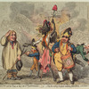 Alecto and her Train, at the Gate of Pandaemonium; – or – The Recruiting Sarjeant enlisting JOHN-BULL, into the Revolution Service