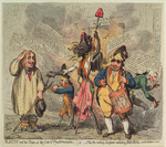 Alecto and her Train, at the Gate of Pandaemonium; – or – The Recruiting Sarjeant enlisting JOHN-BULL, into the Revolution Service