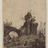 Ruins standing on a hill