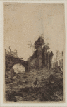Ruins standing on a hill