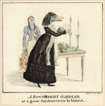 A Downwright Gabbler, or a goose that deserves to be hissed