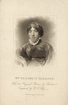 Mrs.Elizabeth Hamilton. From an original engraving by Raeburn, engraved by W.J. Fry.