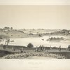 View of the Lake Looking West [from Central Park Album]