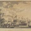Launch of the Steamship Frigate Fulton, at New York, 29th Oct. 1814