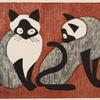 The Siamese cats