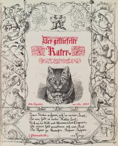 Das Märchen vom gestiefelten Kater, in den Bearbeitungen von Straparola, Basile, Perrault und Ludwig Tieck. Mit zwölf Radirungen von Otto Speckter.