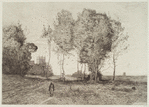 Souvenir d'Italie d'apres Jean-Baptiste-Camille Corot (epreuve d'artiste)