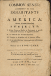 Common sense: addressed to the inhabitants of America