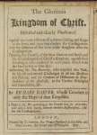 The glorious kingdom of Christ, escribed and clearly vindicated against the bold asserters of a future calling and reign of the Jews