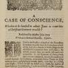 A case of conscience, whether it be lawful to admit Jews into a Christian common-wealth?