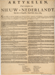 Artykelen, van 't overgaen van Nieuw-Nederlandt