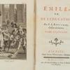 Emile, ou, De l'éducation