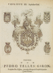 The arms of Pedro Telles Giron, Duke of Osuna