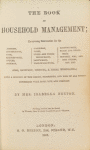 The book of household management [title page]