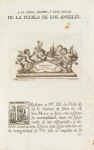 Engraving of four angel-architects