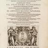 Geographiae Vniversæ Tvm Veteris, Tvm Novae Absolvtissimvm opus, duobus voluminibus distinctum, [Title page]