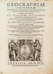 Geographiæ Vniversæ Tvm Veteris Tvm Novæ Absolvtissimvm Opvs Dvobvs Volvminibvs Distinctvm