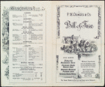DAILY MENU [held by] P.M. OHMEIS & CO. [at] "GREENWICH STREET, WASHINGTON STREET, FULTON STREET, ETC." (REST;)