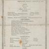 BREAKFAST MENU [held by] ASTOR HOUSE [at] LADIES' ORDINARY on Friday, August 25, 1843