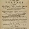 No cross, no crown, or, Several sober reasons against hat-honour